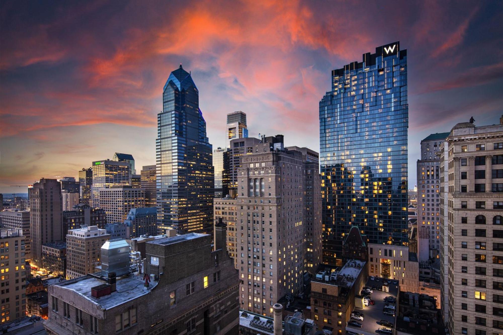 W Philadelphia Hotel Luaran gambar